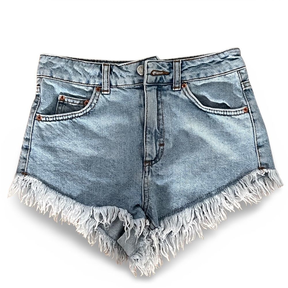 Kiri jean shorts top shop sz 0